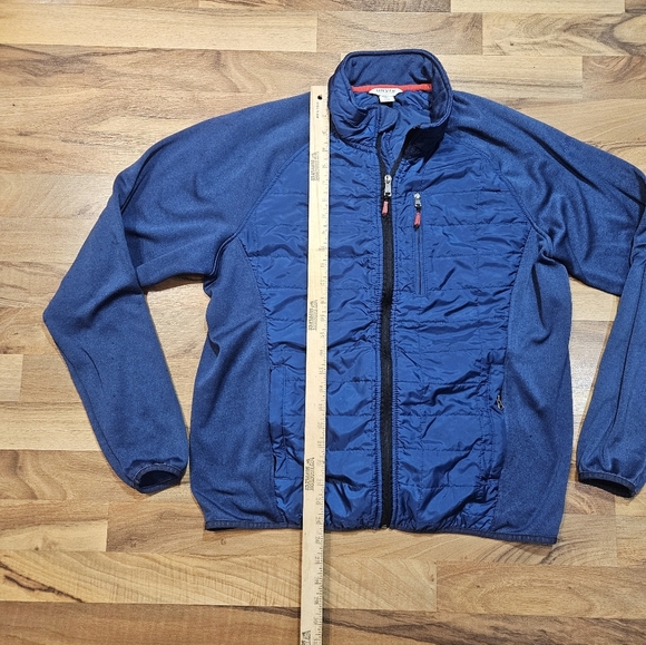 Orvis Quilted Hybrid Jacket Blue Men’s Large Full Zip - Picture 6 of 10